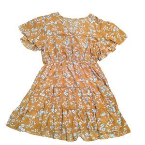 🛍️YELLOW SPRING EASTER SUMMER PRARIE  DRESS